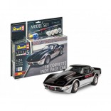 KIT PARA MONTAR REVELL 67646 MODEL SET CARRO CORVETTE INDY 1978 1-24 COMPLETO COM TINTAS COLA E PINCEL REV 67646